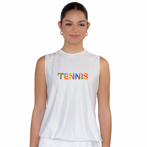 Halos Tennis Art Relaxed UPF Top