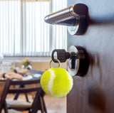 Plush Tennis Ball Key Ring