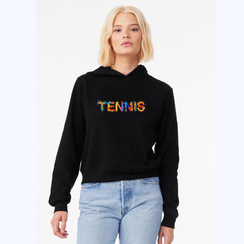 Tennis Art Hooded Pullover
