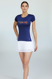 Modern Mesh Tennis Art Short Sleeves