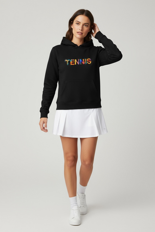 Tennis Art Hooded Pullover