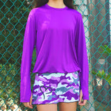 Violet Camo Skirt