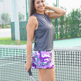 Violet Camo Skirt