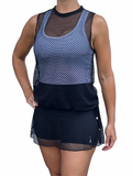 Midnight Mesh Relax Top