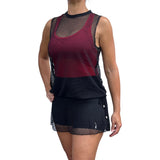 Midnight Mesh Relax Top